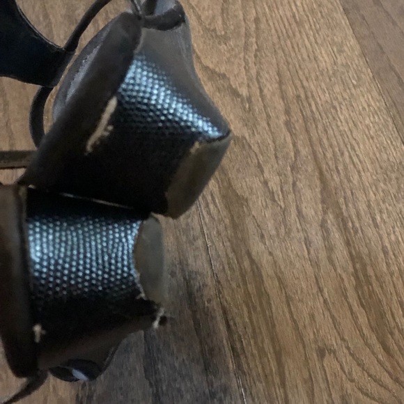 🔴 Comfortable Black Sling Back, Low Wedge… - Picture 6 of 6